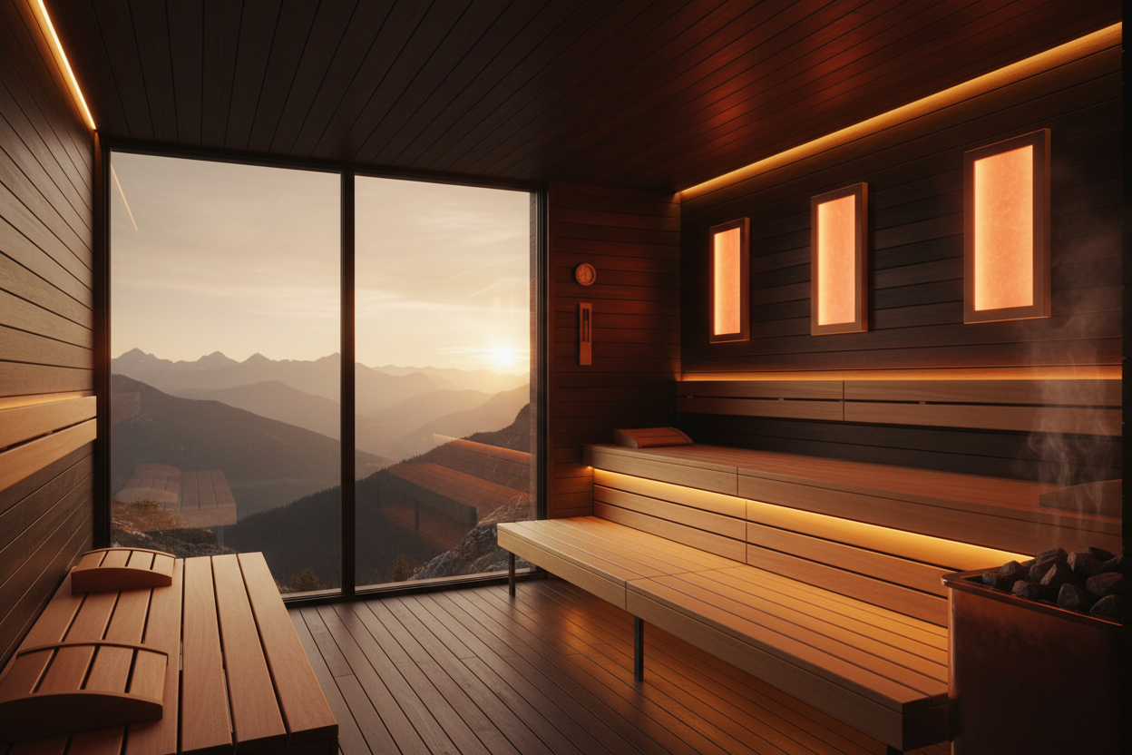 Heat therapy hero banner - no text